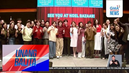 Noel Bazaar, muling magbubukas sa Oktubre | Unang Balita