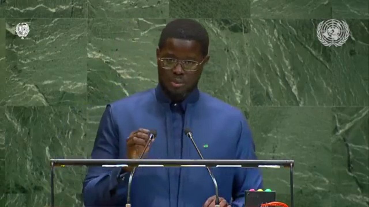 BASSIROU DIOMAYE FAYE À L’ONU : «Nous ne pouvons ni nous taire ni détourner notre regard car Gaza ne vit plus»