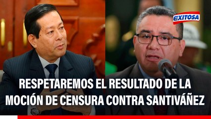 Eduardo Arana: "Respetaremos el resultado de la moción de censura contra Juan José Santiváñez"