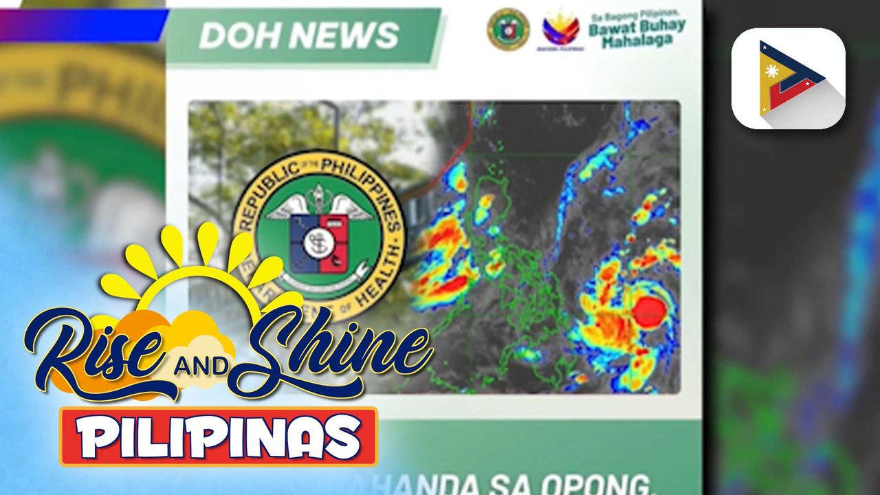 Code White Alert, itinaas ng DOH bilang paghahanda sa pagtama ng Bagyong #OpongPH sa bansa
