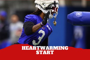 Bills honor Hamlin, open with 96-yard kickoff TD