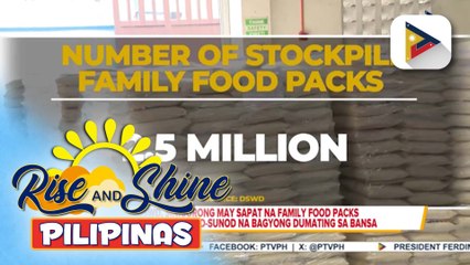 DSWD, sinigurong may sapat na family food packs sa kabila ng sunod-sunod na bagyong dumating sa bansa | Noel Talacay