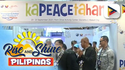 ‘KaPEACEtahan’ Peace Fair, idinaos bilang selebrasyon ng National Peace Consciousness Month | Bien Manalo