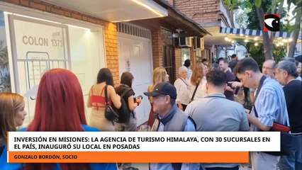 La agencia de turismo Himalaya, con 30 sucursales en el país, inauguró su local en Posadas