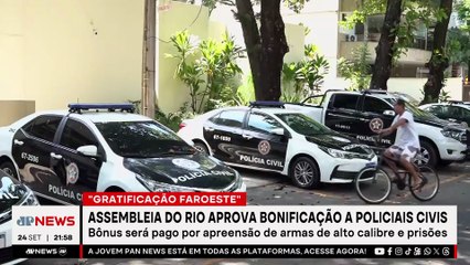 Policiais civis do Rio terão bônus por apreensões e prisões relevantes