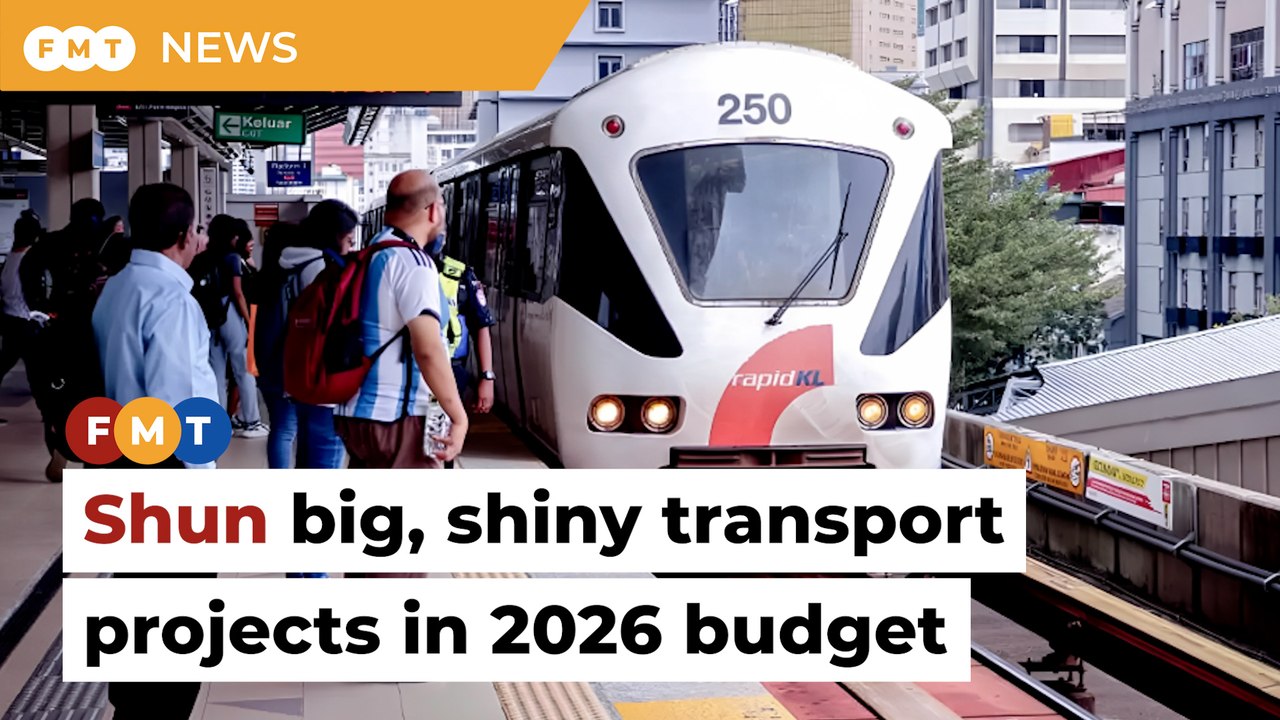 Shun big, shiny transport projects in 2026 budg...