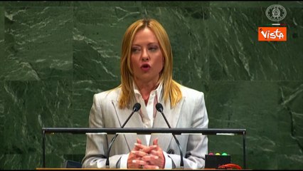 Meloni all'Onu: Israele ha superato limite proporzionalità