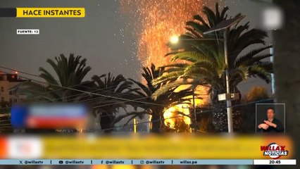 Hinchas de la U. de Chile Involucrados en Incendio 🚒