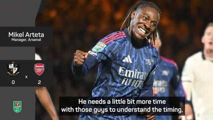 Arteta says Eze has 'more to give' after first Arsenal goal