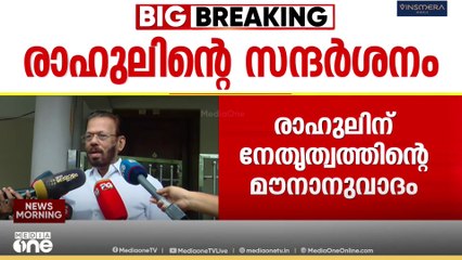 'വോട്ട് ചെയ്തവരെ കണ്ടാൽ മിണ്ടണ്ടേ.. രാഹുൽ വഴിമാറി നടക്കേണ്ട ആവശ്യമില്ല'