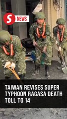 Cleanup underway as day breaks in Taiwan town after typhoon disaster