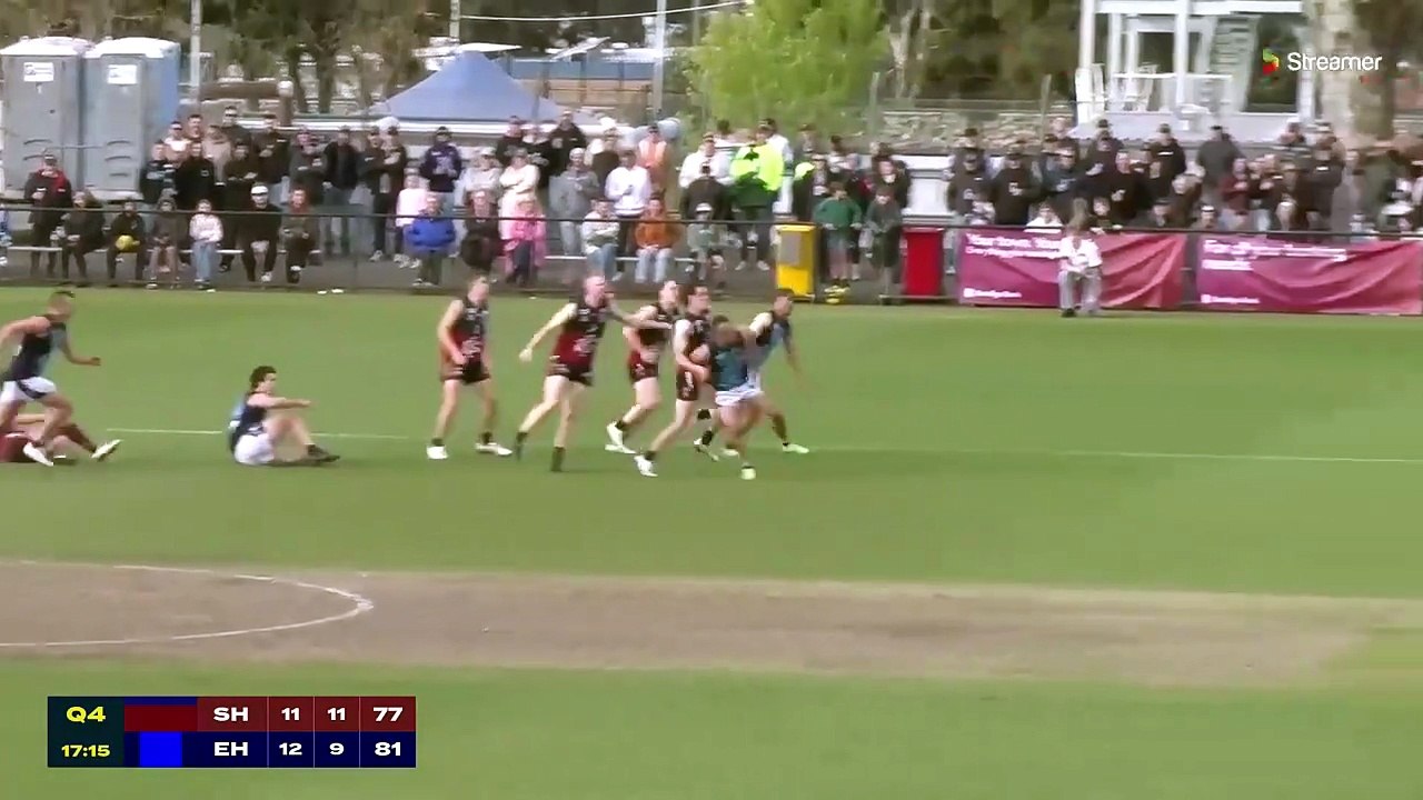 Bailey Ilsley - grand final goal for Eaglehawk.
