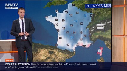 De la pluie dans l'est du pays et des éclaircies sur le reste de la France, avec des températures comprises entre 12°C et 24°C... La météo de ce jeudi 25 septembre