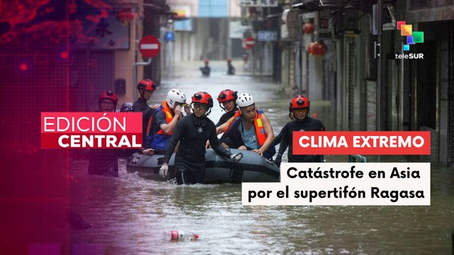 Edición central 24/09/25: Filipinas y Taiwán sufren el azote del tifón Ragasa