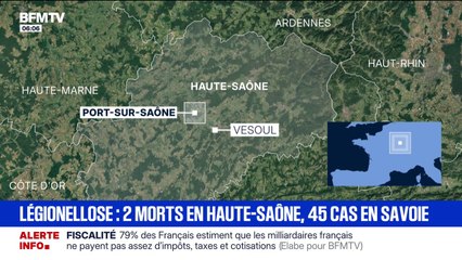 Légionellose: six nouveaux cas dont deux mortels signalés en Haute-Saône