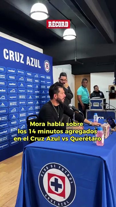 ¿FUE EXCESIVO? 🤔Benjamín Mora habla sobre los 14 minutos agregados en Cruz Azul vs Querétaro. 🚂