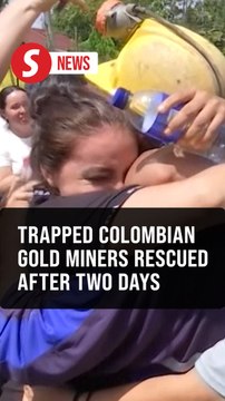 Colombian gold miners rescued after two days trapped underground