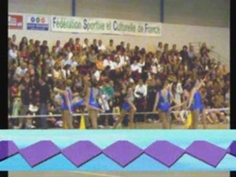 montage departemental et regional de twirling equipe