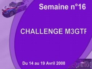 RETRO : SEMAINE N°16  challenge BMW M3GTR