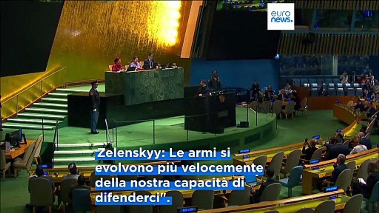 L'appello di Zelensky all'Onu: "Da Nazioni Unite solo dichiarazioni, armi determinano sopravvivenza"