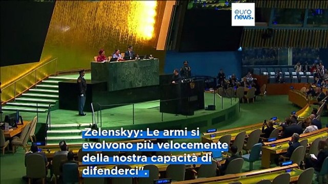 L'appello di Zelensky all'Onu: Da Nazioni Unite solo dichiarazioni, armi determinano sopravvivenza