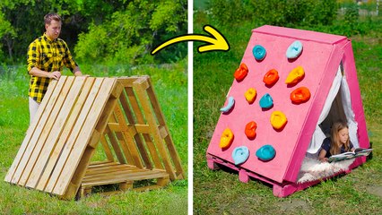 AWESOME DIY PALLET FURNITURE HACKS! 🏡 Upgrade Your Backyard For Cheap! 💸
