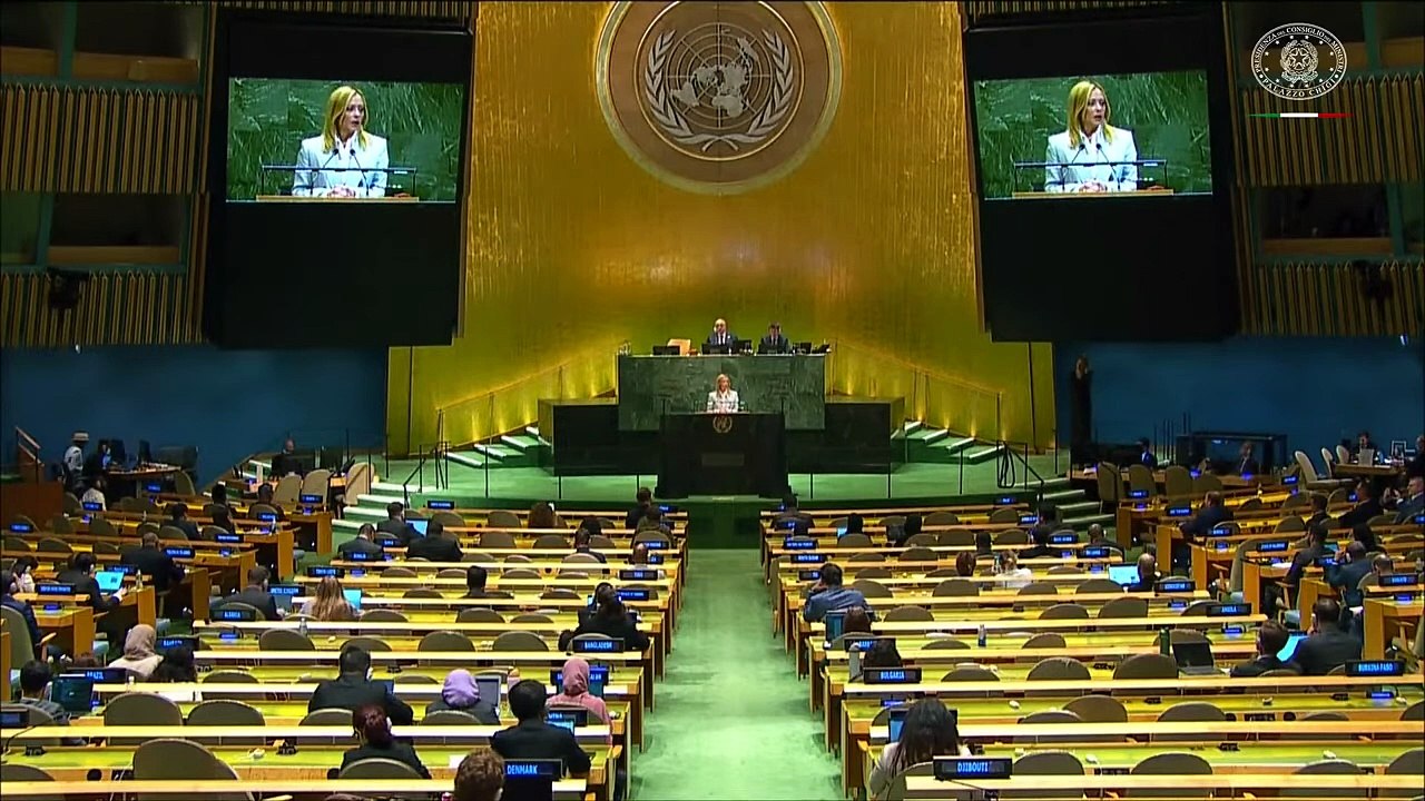 Giorgia Meloni all’Assemblea Generale delle Nazioni Unite (26.09.25)