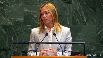 Migranti, Meloni all'Onu: rivedere Convenzioni internazionali