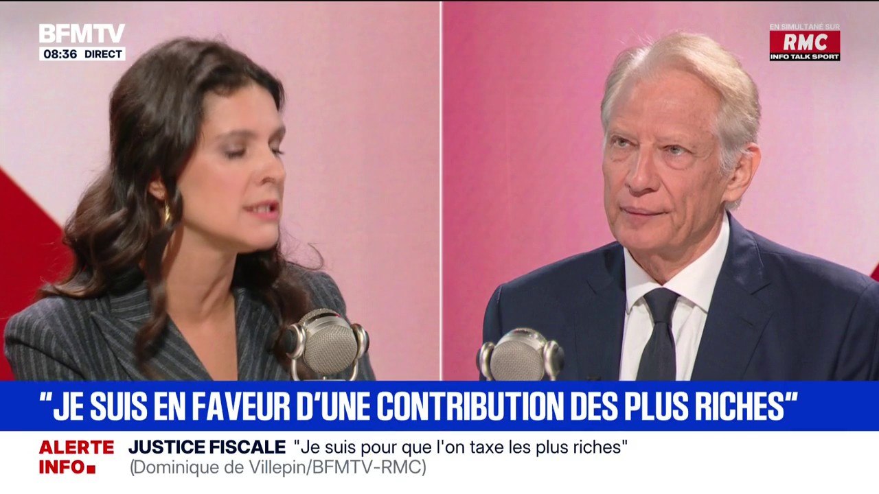 "Il n'y a pas eu d'appel téléphonique": Dominique de Villepin assure ne pas s'être excusé auprès de Sébastien Lecornu après avoir appelé le Premier ministre à "ne pas être le gentil toutou" d'Emmanuel Macron