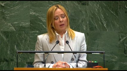 Migranti, Meloni all'Onu: rivedere Convenzioni internazionali