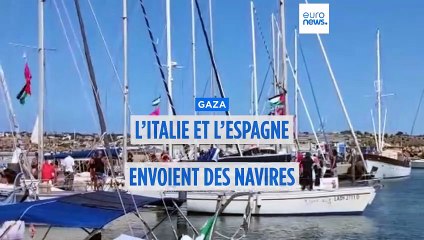 L'Espagne rejoint l'Italie et déploie un navire militaire pour escorter la flottille d'aide à Gaza