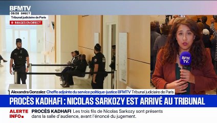 L'ex-président Nicolas Sarkozy est arrivé au tribunal judiciaire de Paris quelques minutes avant l'énoncé du jugement - VIDEO