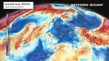 Anomalies masses d'air en Europe et en France