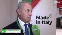 Santori: "Il made in Italy cresce nonostante dazi e crisi"