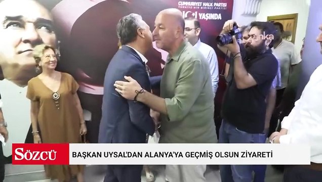 Muratpaşa Belediye Başkanı Uysal'dan Alanya’ya 'geçmiş olsun' ziyareti
