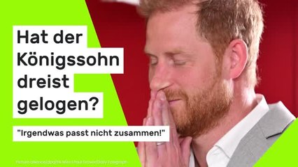 Prinz Harry: "Irgendwas passt nicht zusammen!" Hat der Königssohn dreist gelogen?