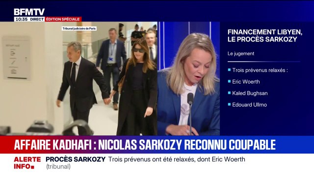 Procès libyen: l'ancien président Nicolas Sarkozy jugé coupable d'association de malfaiteurs