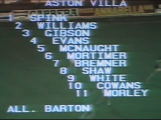 JUVENTUS TURIN - ASTON VILLA - 1983 - SAISON 1982/1983 -