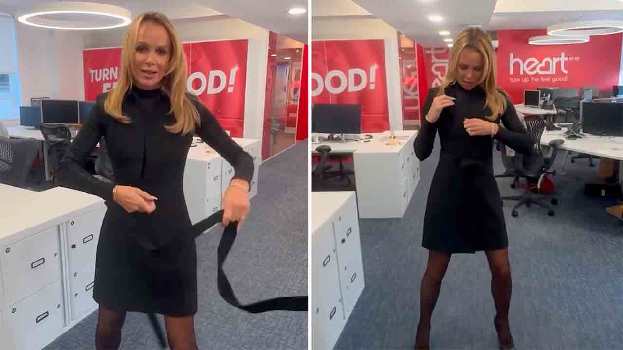 Britische moderatorin sorgt für Überraschung, als sie ihr kleid mitten in der redaktion in einem instagram-video öffnet