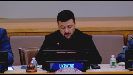 Zelensky all'Onu: la Crimea "è un pezzo di vita" dell'Ucraina