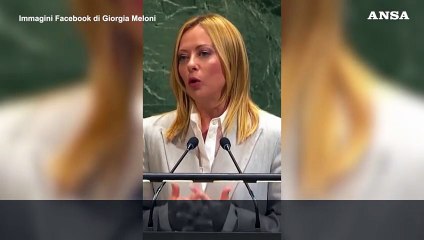 Meloni: "Struttura dell'Onu ormai inadeguata, serve una riforma"