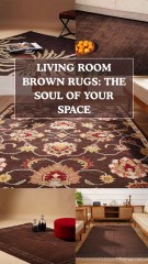 Living Room Brown Rugs – Handcrafted Quality from GetMyRugs
