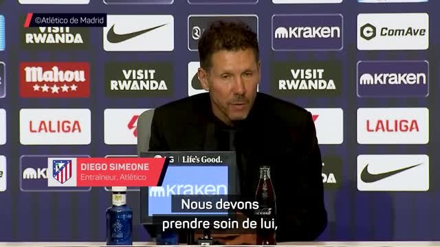 Atlético - Simeone: Nous devons prendre soin d'Alvarez