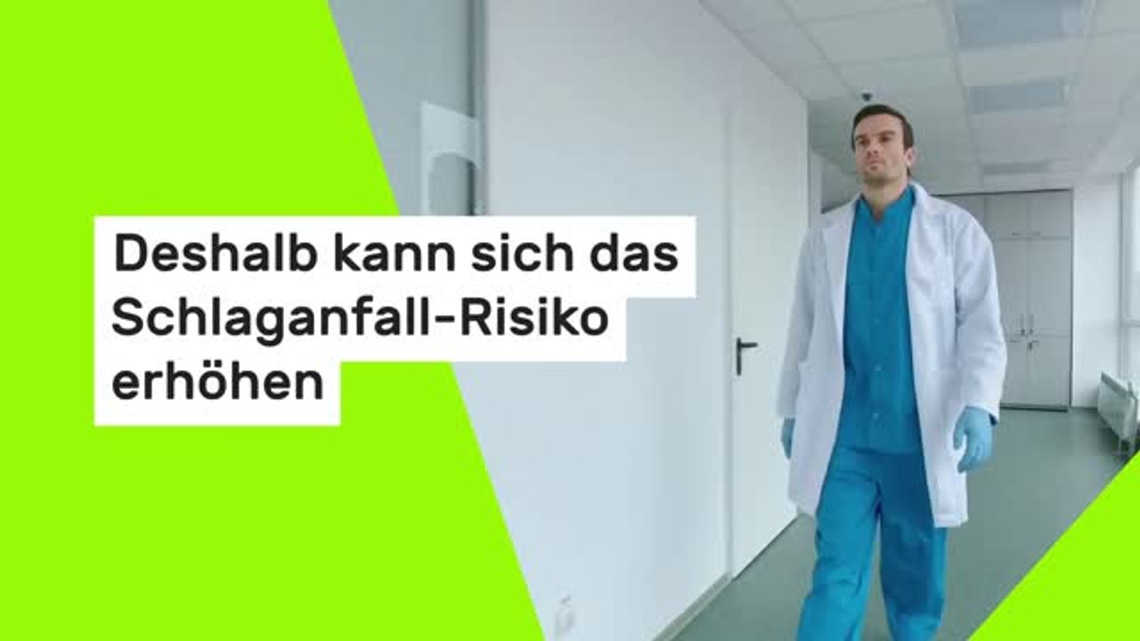 Deshalb kann sich das Schlaganfall-Risiko erhöhen