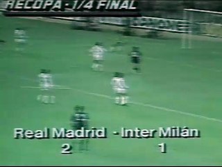 REAL MADRID - INTER MILAN - 1983 - SAISON 1982/1983 -
