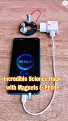 Incredible Science Hack with Magnets & Phone 📱✨