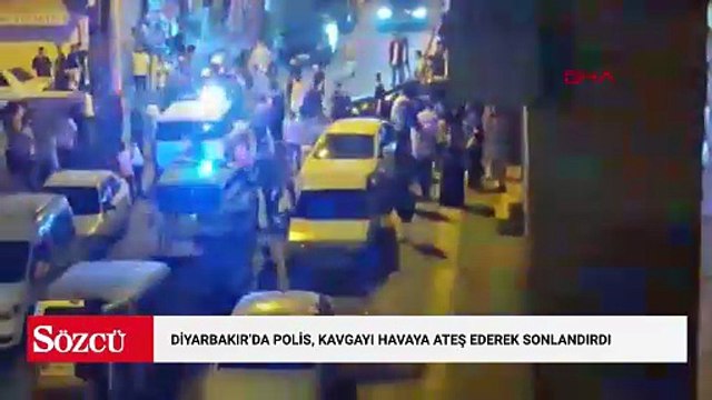 Diyarbakır’da polis, kavgayı havaya ateş ederek sonlandırdı