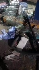 ​Aparatoso accidente deja sin una parte frontal a una flota que chocó contra un reten 