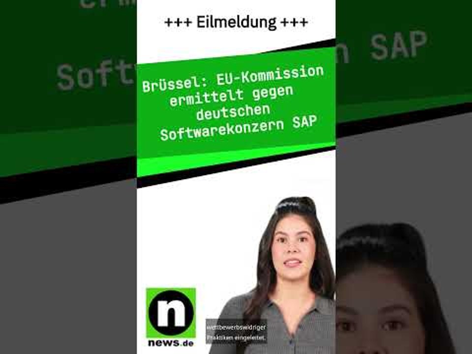 EU-Kommission ermittelt gegen deutschen Softwarekonzern SAP