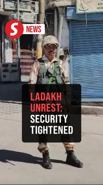 Police on alert after violent protests demanding statehood for India's Ladakh